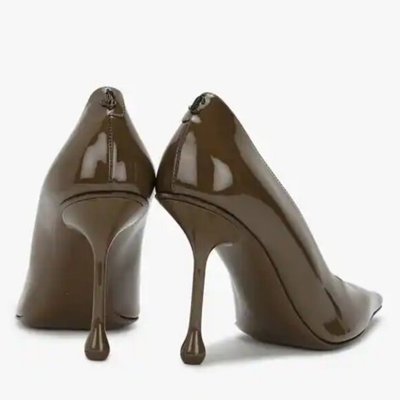 Jimmy Choo Shoes - NIB$895 Jimmy Choo Ixia 95mm Patent Leather Pumps Point Toe Martini Heel 38.5 8